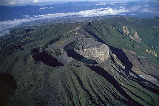 顶峰,火山囗,哥斯达黎加