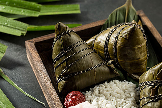中国传统美食端午节粽子