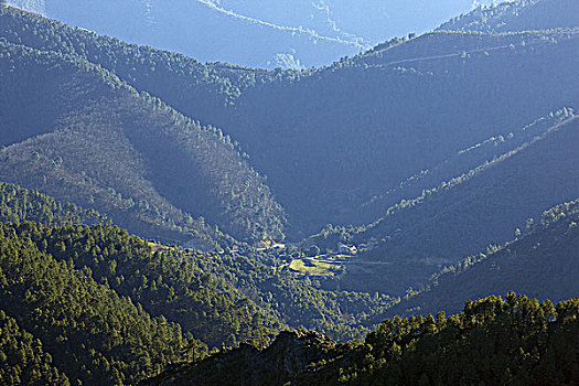 法国,郎格多克,塞文山脉,风景