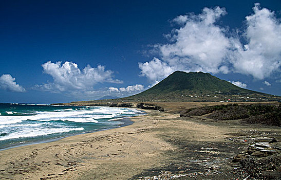 火山,湾