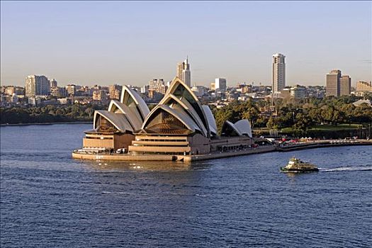 悉尼歌剧院,风景,海港大桥,悉尼,澳大利亚