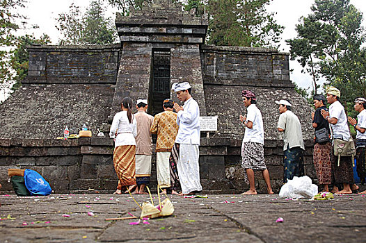 印度人,祈祷,正面,圣坛,女神,庙宇,纪念,白天,知识,人类,中爪哇,印度尼西亚,六月,2008年