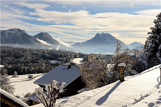 冬季风景,山