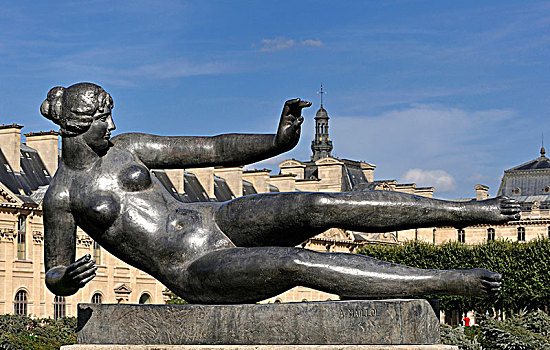 法国,巴黎,杜乐丽花园,雕塑
