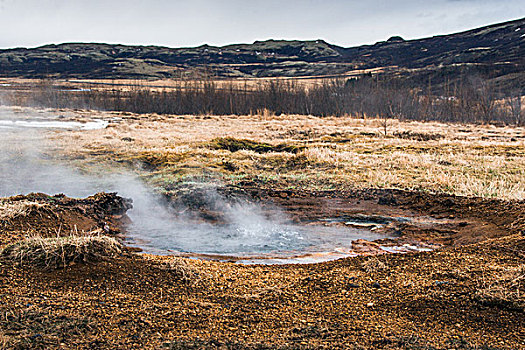 煮沸,水,冰岛,自然