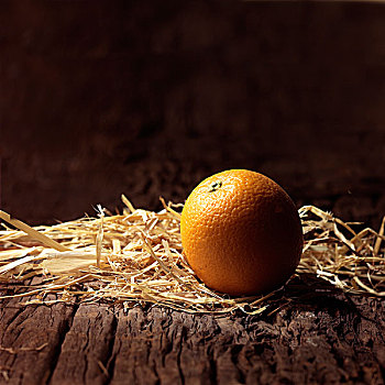 一个,橙子,乡村,桌子