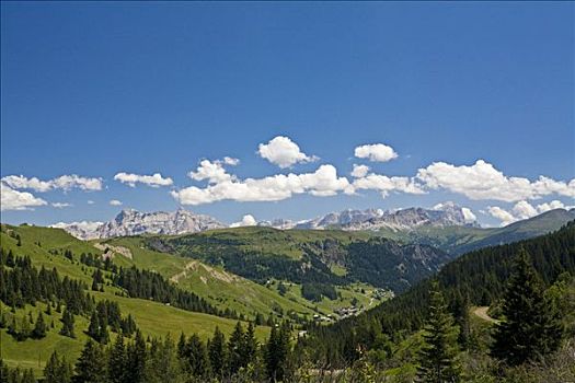 马尔莫拉达峰,意大利,阿尔卑斯山,多罗迈特,白云岩,南蒂罗尔,欧洲