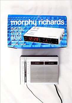 数字时钟,无线电,20世纪80年代