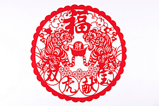 中國,紙,切