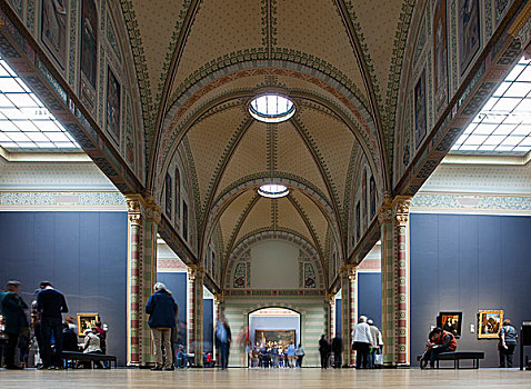 展厅,荷兰国立博物馆,博物馆,阿姆斯特丹,荷兰,欧洲