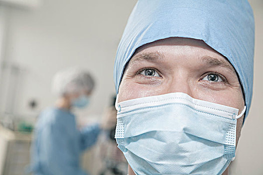 头像,外科,手术口罩,手术帽,手术室