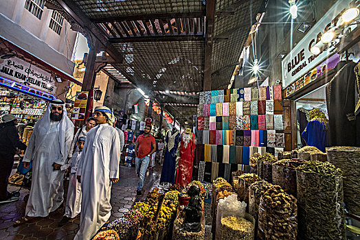 光柱,香,街道,迪拜,露天市场