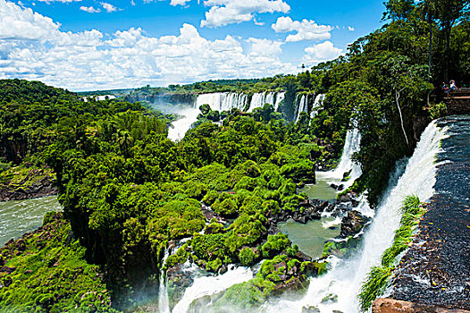 世界遗产,伊瓜苏,瀑布,阿根廷,南美
