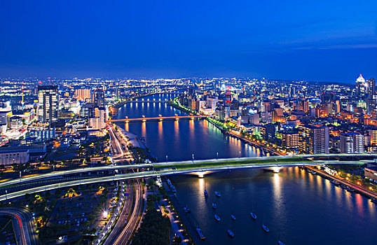 夜景,新滹,日本