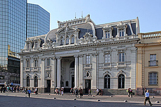 智利,圣地亚哥,中心,柱子