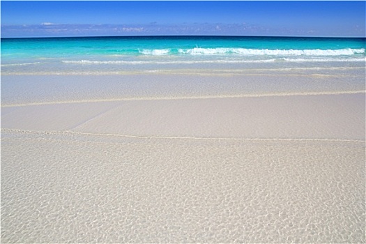 海滩,热带,青绿色,加勒比,水