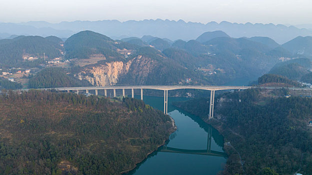 湖北建始马水河大桥,沪渝高速公路