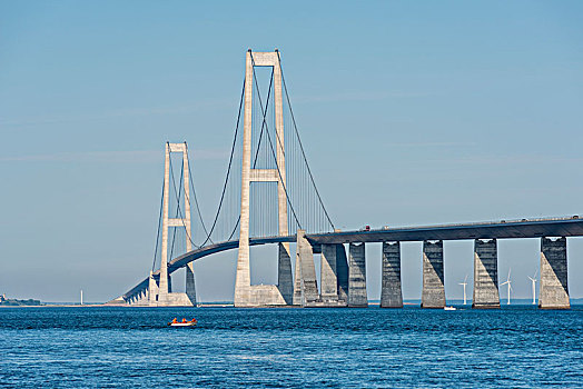 桥,海峡,市区,丹麦,欧洲