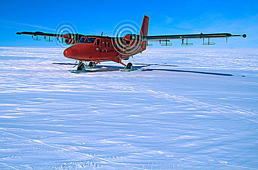 飞机,冰,南极