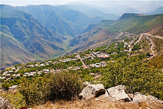 全景,乡村,亚美尼亚