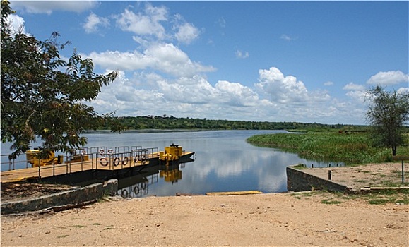 尼罗河,风景,乌干达