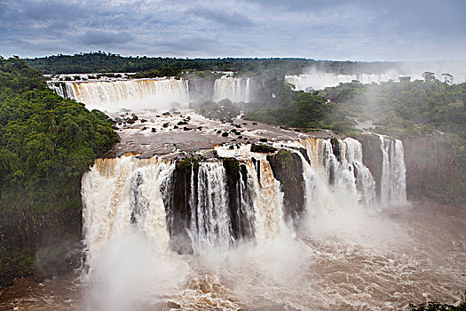 巴西,瀑布,伊瓜苏,风景
