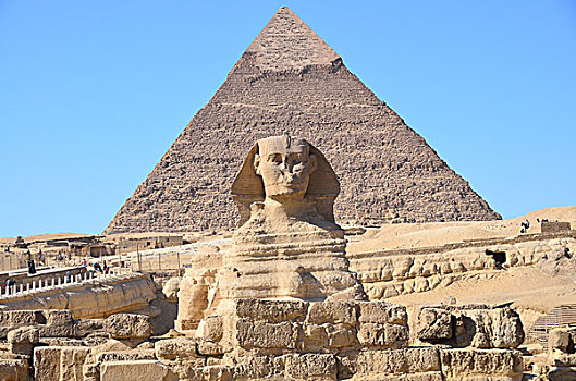 斯芬克斯,卡夫拉金字塔,吉萨金字塔,埃及