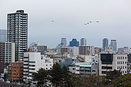 大阪城在日本