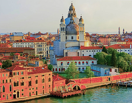 美女,风景,大运河,彩色,建筑,老,房子,威尼斯