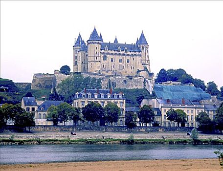 城堡,索米尔,法国