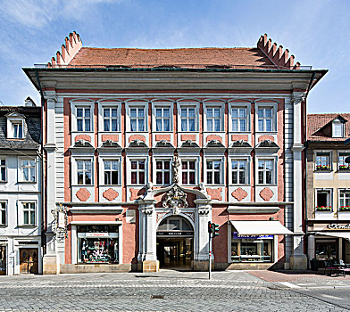 象征,社区中心,班贝格,上弗兰科尼亚,巴伐利亚,德国,欧洲