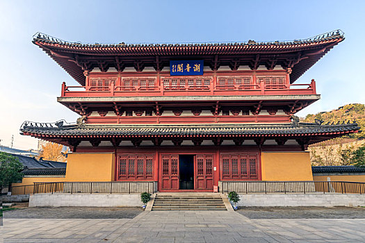 南京静海寺潮音阁中式建筑