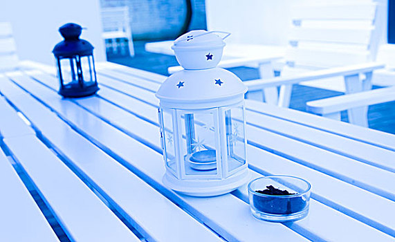 白色,桌子,漂亮,灯,烟灰缸,表面,场景,胜地