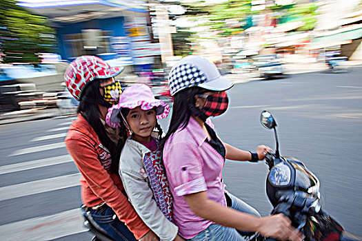 越南,岘港,摩托车