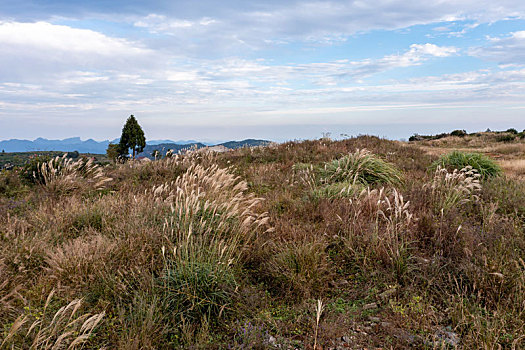 浙江临海,涌泉镇,兰田山顶风光