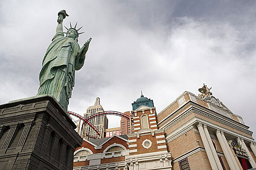 自由女神像,仿制,拉斯维加斯,内华达,美国