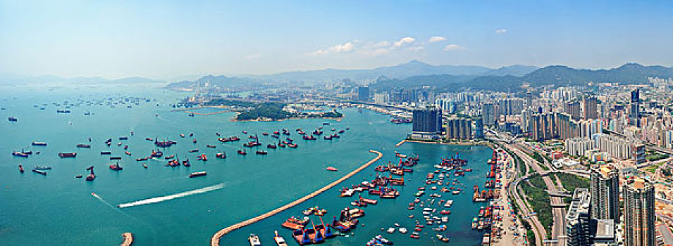 香港,俯视