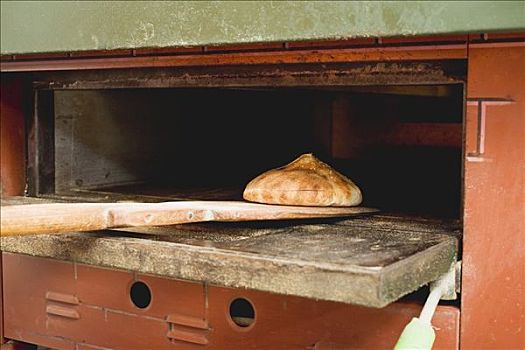 皮塔饼,木质,外皮,烤炉