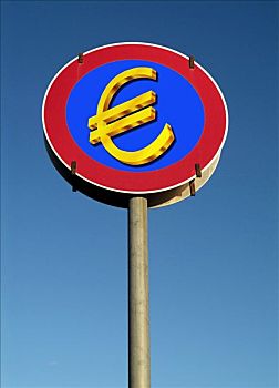 交通标志,象征,欧元
