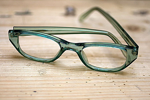 绿色,眼镜