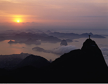 耶稣山,甜面包山,里约热内卢,巴西