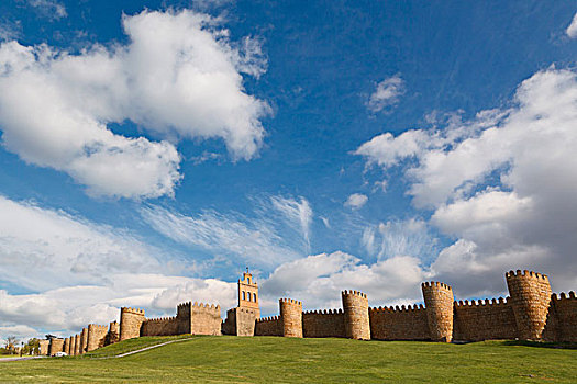 城墙,阿维拉省,西班牙