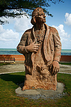 哥伦布雕像,巴拉科阿,古巴,大安的列斯群岛,加勒比海