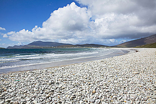 岩石,海滩,海岸线,阿基尔岛,梅奥县,爱尔兰