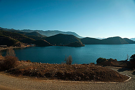 泸沽湖畔里格岛