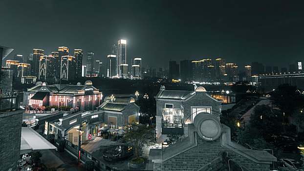 重庆,南岸,购物广场,夜景