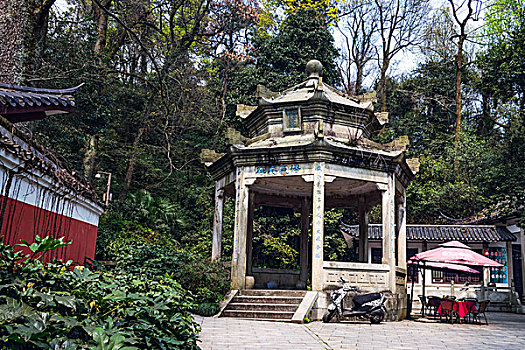 湖南省长沙岳麓山风景名胜区麓山景区－仰云亭