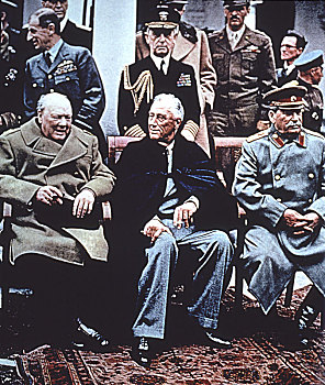 第二次世界大战,雅尔塔会议,二月,会面