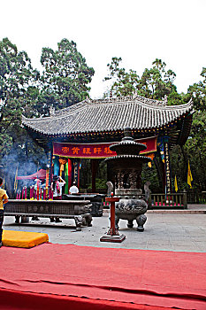 陕西黄帝陵,寺庙