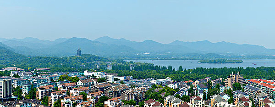 杭城一隅·西湖·雷峰塔